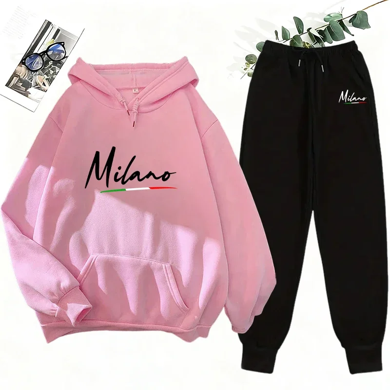 Women's Tracksuit Hot Sales Casual Pullover Sweatshirt Outdoors Sports Jogging Clothing Autumn Winter Fashion Hoodies Sportswear