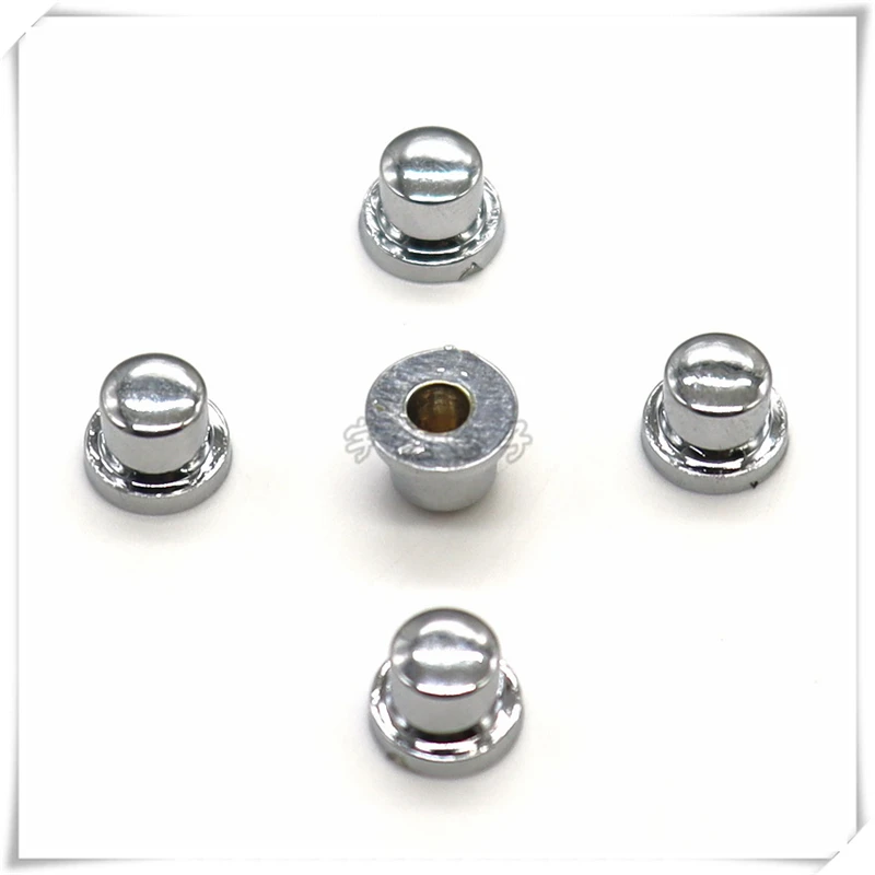 20PCS 6*6MM Light Touch Button Cap Plastic Switch Cap Electroplating Button Cap Round Hole 3.2MM Power Button Cap