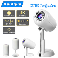 KaiAqua 4K HT10 Projector 250ANSI Native 1080P Electronic focusing Android11 Bluetooth WIFI Portable Home Theater Outdoor Cinema