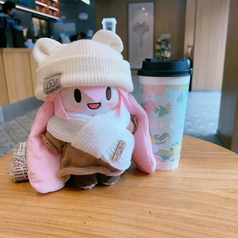 새로운 만화 귀여운 하츠네 미쿠 봉제 인형 사랑스러운 옷 입히기 인형 피규어 선물 장식품 미오미오 아이스크림 세트 크리스마스 선물