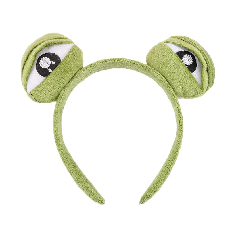 Sad Frog Sleep Mask Eyeshade Plush Eye Cover Travel Relax Gift Blindfold Cute Patches Cartoon Sleeping Mask for Kid Adult