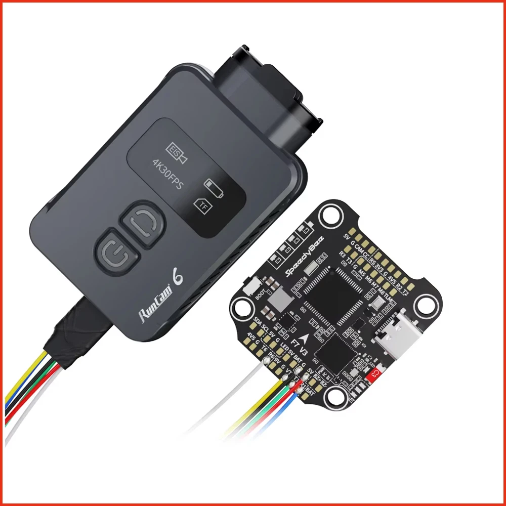 RunCam Run Cam RunCam6 4K 1080P HD Tragbare FPV-Kamera Eingebautes Gyroskop für RC FPV-Drohne