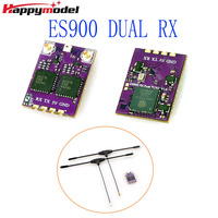 HappyModel ES900 DUAL RX ELRS Diversity Receiver 915MHz / 868MHz Built-in TCXO for RC Airplane FPV Long Range Drone