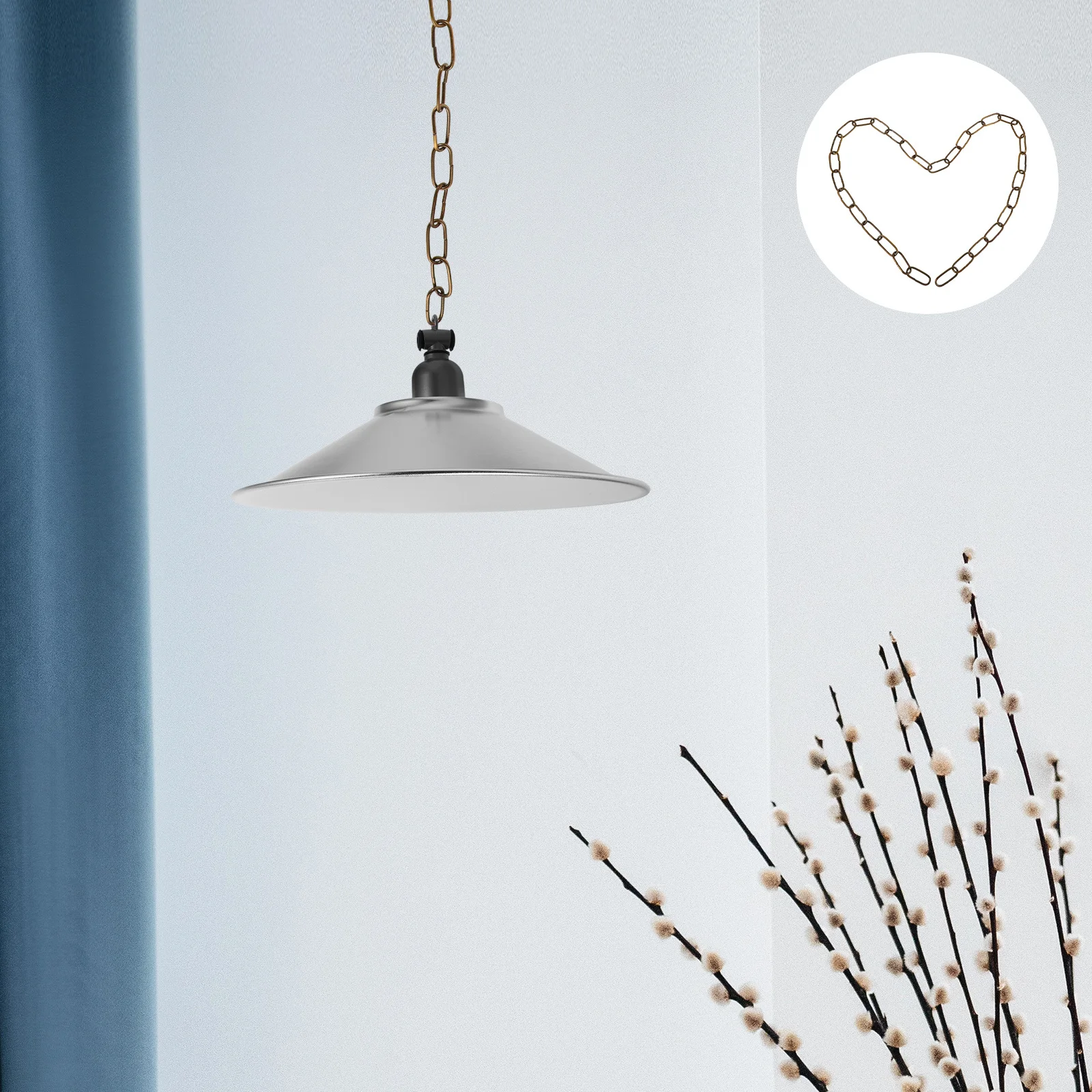 

Adjustable Metal Chandelier Chain for Pendant Lighting Vintage Hanging Lamp Fixture with Detachable Links Home Decor Ceiling