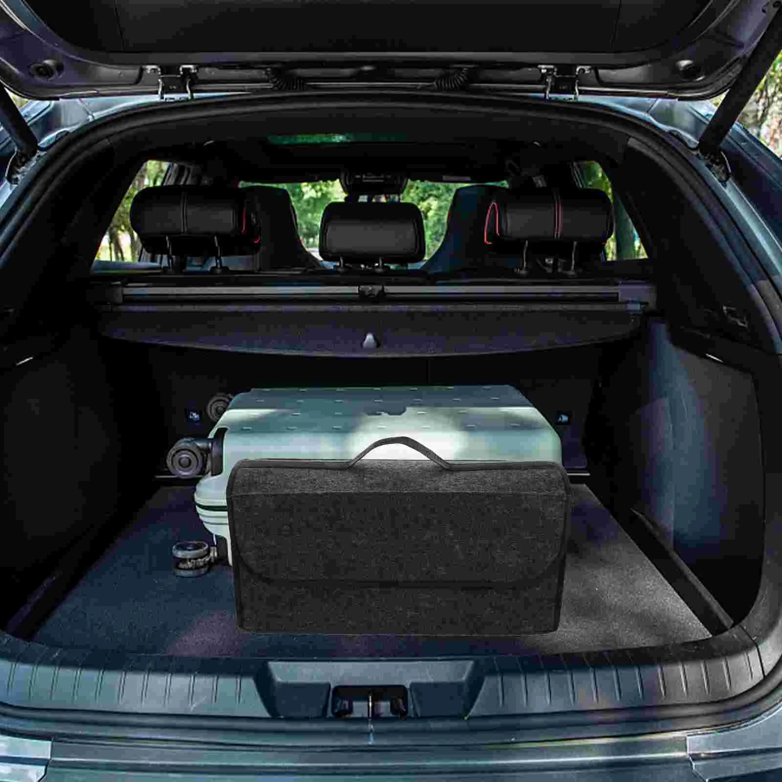 Storage Box Foldable Bin Trunk Organizer Luggage Car Auto Sundries Bag for Vehicle Container Suitcase