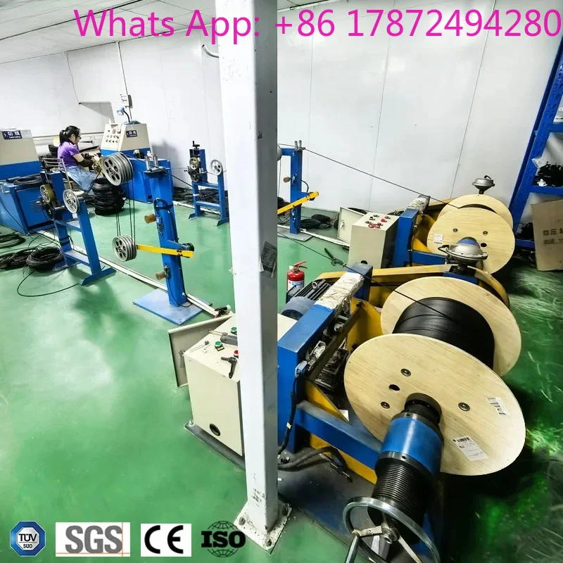 Cable Payout_Brake/Power Hold for Off-coil Filament Spool Winding Machines 80 Meters Per Minute Signal Cable Take up Machines