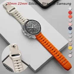 New 20mm Silicone Strap for Omega X Swatch Joint MoonSwatch Planet Watch Band Quick Replace Sport Bracelet 20mm Accessories