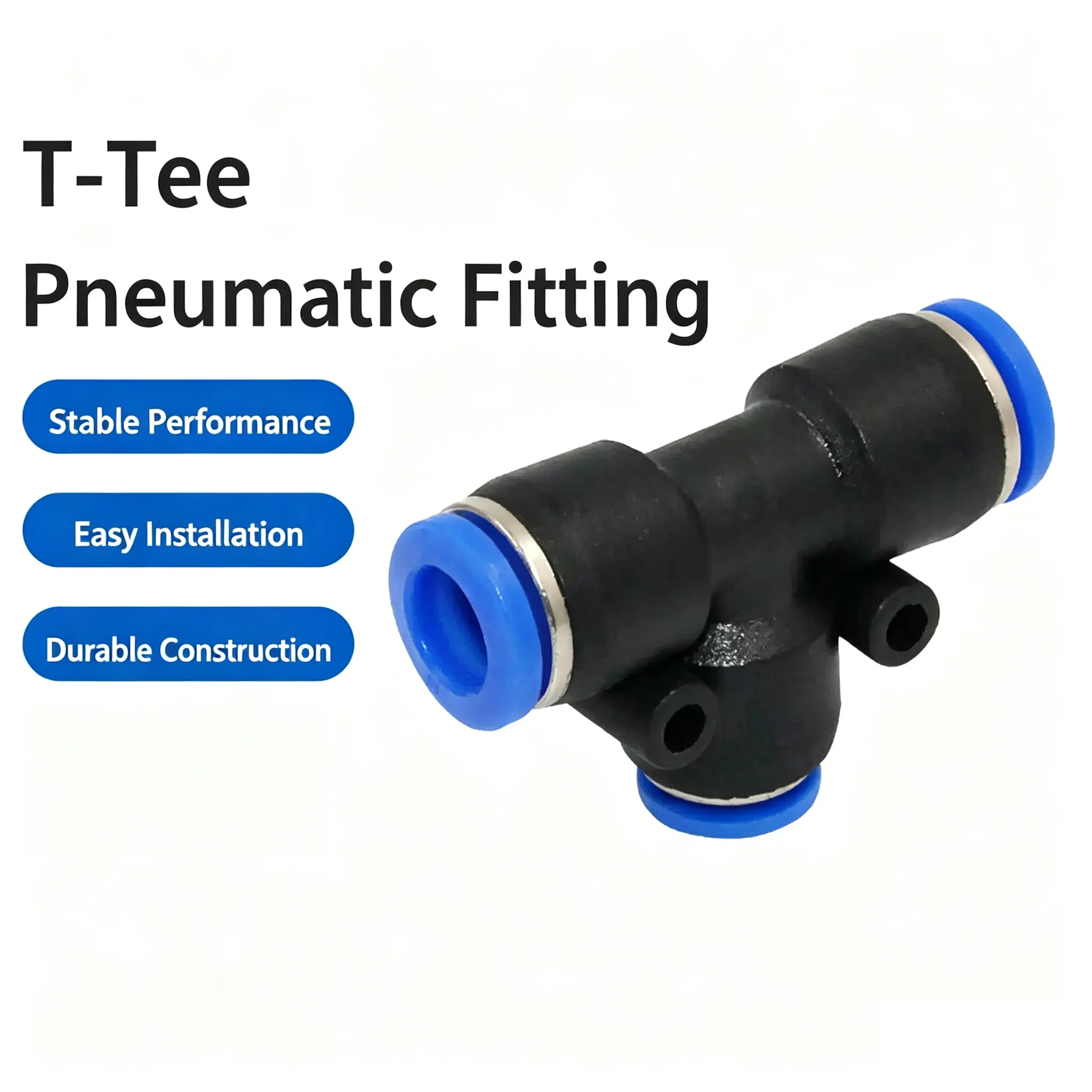 100/50PCS PU L type 90 Degree 2way Pipe Connector Pneumatic Fitting Plastic 4mm 6mm 8mm Staght Push In Quick Slip Lock Fittings