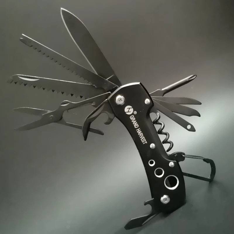 11 in 1 Multitool Folding Knife Gear Pocket Knife for Outdoor Camping Survival Hunting - Multifunctional Folding Knife image 4