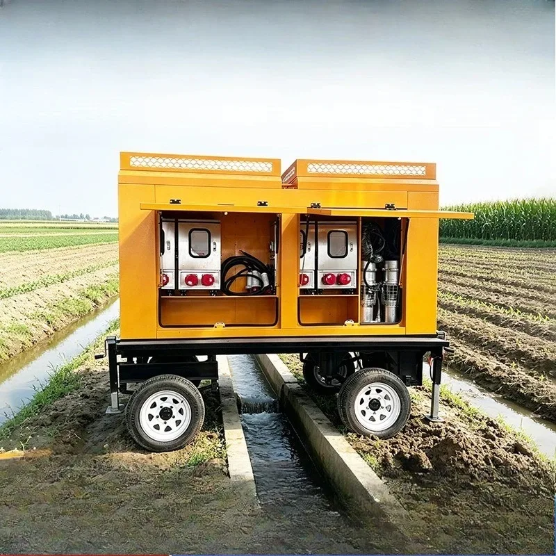 Permanent magnet pump truck High lift flood control pump truck Municipal emergency drainage