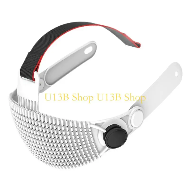 U13B Flexible Silicone Headband For VR Glasses With Multiple Adjustment And Sweat Resistant Construction