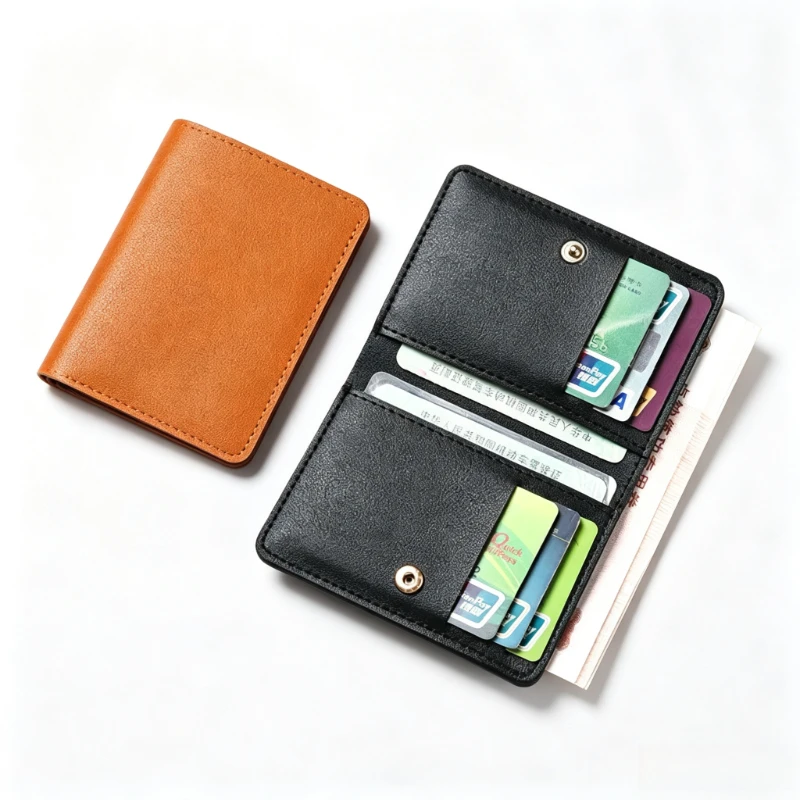 Minimalist Credit Card Holder Luxury Wallet Card Case Portable Mini Money Clips Purse for Luxury Card Holder Storage Mens Wallet
