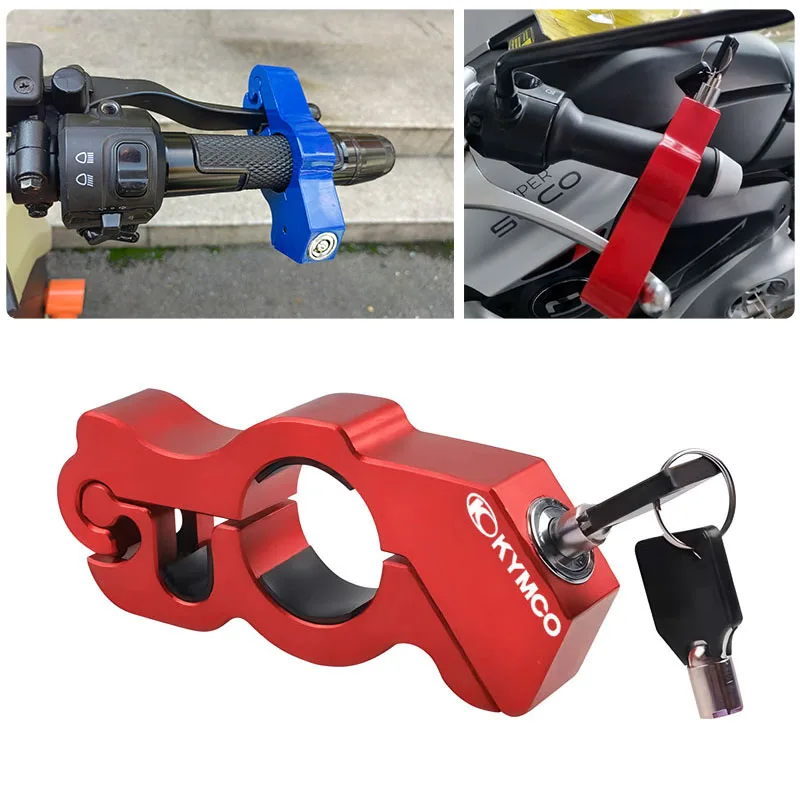 For KYMCO DOWNTOWN NIKITA GDINK KXCT PeoPle S Racing S G150 Motorcycle Handlebar Lock Handle Solid Lock Anti Theft