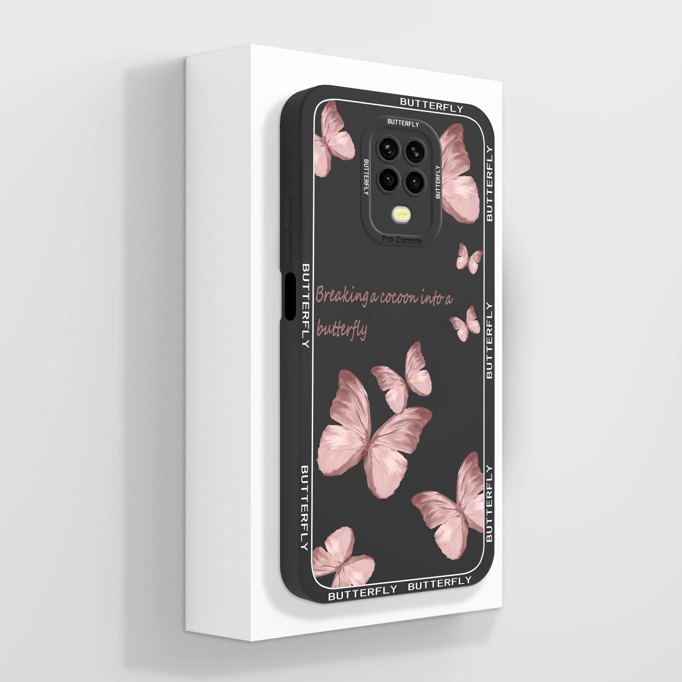 Coque For Xiaomi Redmi Note 9 Pro 9 ProMax 9S Case Butterfly Phone Cover For Note9S Funda Soft Silicone 9ProMax Cases Shell Capa
