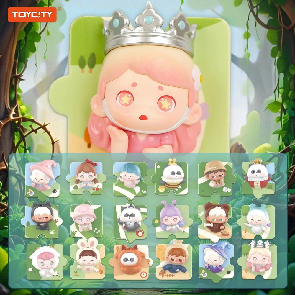 

Toycity“Emerald City Adventure Puzzle”series Blind Box Figure Jigsaw Toys Collection Decoration Mystery Box Children Gifts