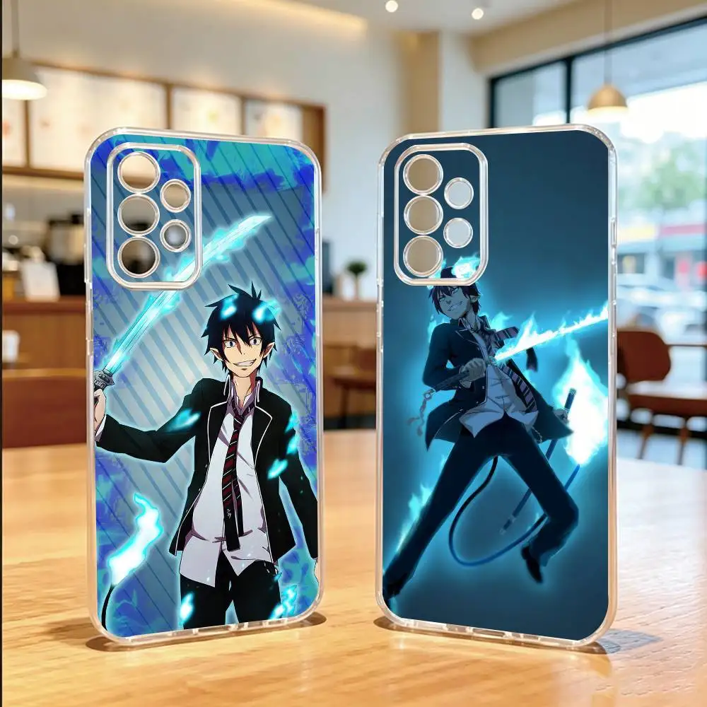 Blue Exorcist Rin Okumura  Phone Case Transparent Silicone Soft For Samsung S25,S24,S21,S22,S23,S30,Ultra,S20,Plus,Fe