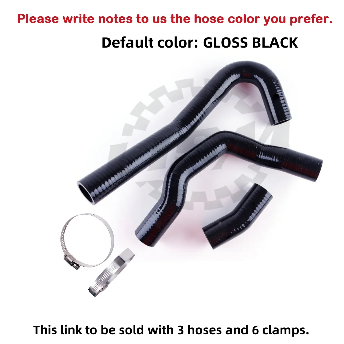 

3PCS 3PLY For 1989-1994 Nissan Silvia 180SX 200SX S13 CA18DE CA18DET Car 1990 1991 1992 1993 Silicone Radiator Hose Pipe Kit
