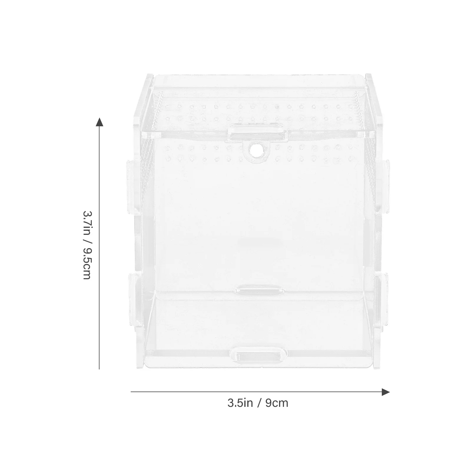 Acrylic Reptile Enclosure Transparent Breeding Box For Lizard Frog Spider Clear Feeding Container Terrarium Case Pet Keeping Box