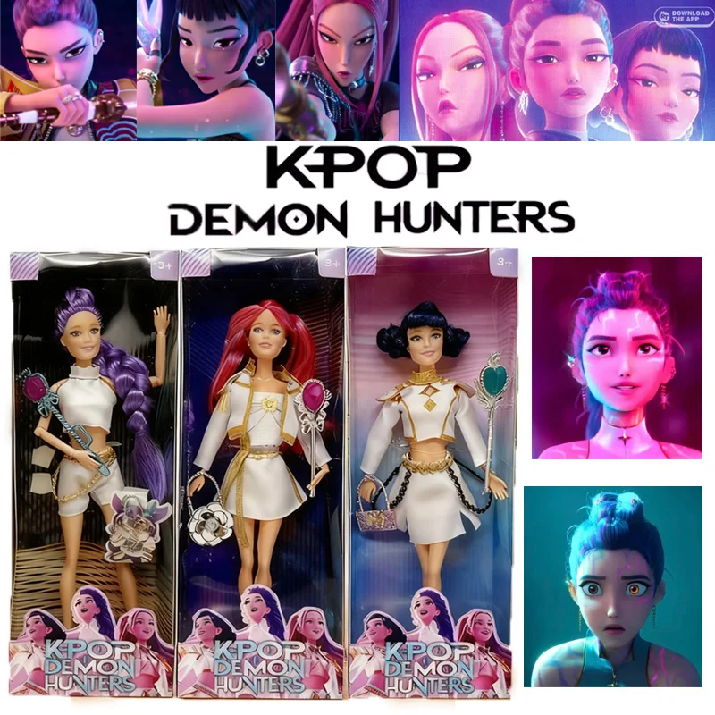

Hot Sele | High Quality Anime KPop Demon Hunters Doll Vinyl Toy Rumi Mira Zoey Beautiful Dolls Surprise Christmas Gift For Girls