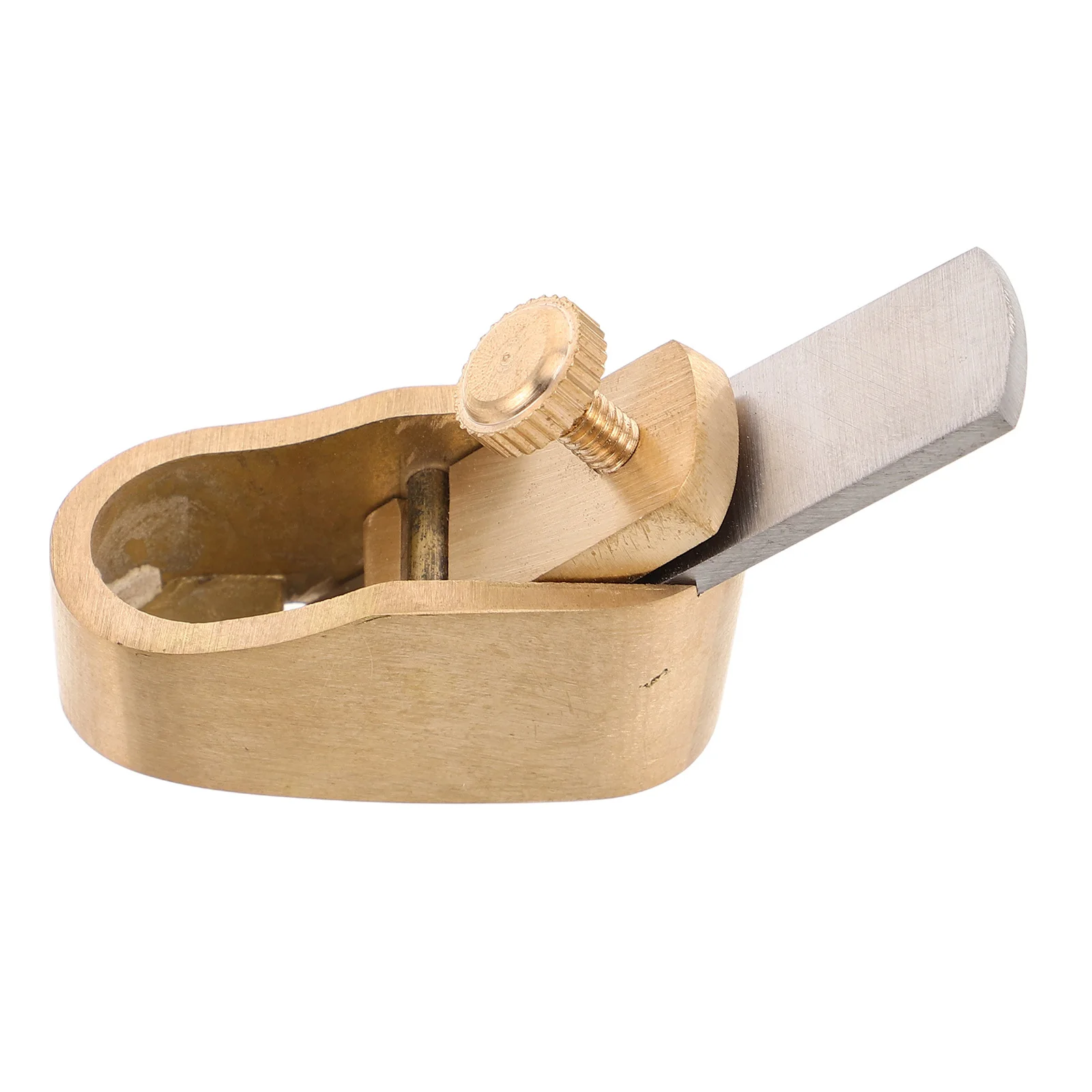 

Mini Brass Violin Thumb Plane Precision Woodworking Tool for Fingerboard Shaping Luthier Craft Accessory Mini Hand Planers Wood