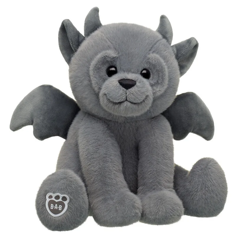 

Gargoyle Teddy Bear Plush Unique Fantasy Hybrid Stuffed Animal with Winged Gothic Style Soft Cute Yet Mythical Creature