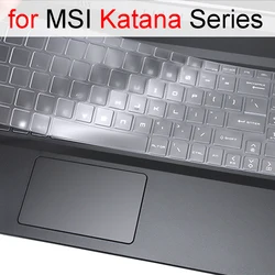 Copertura della tastiera per MSI Katana GF66 Katana GF76 Custodia protettiva in silicone 15.6 17.3 Accessori per laptop da gioco 15 17