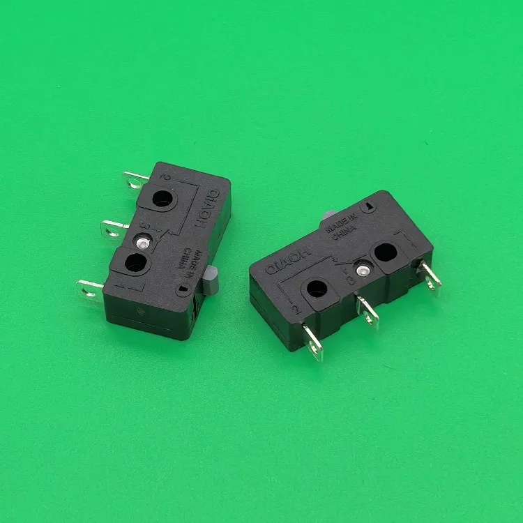 5pcs/lot KW12-A grey button microswitch 3-pin travel limit switch silver contact 5A 250VAC