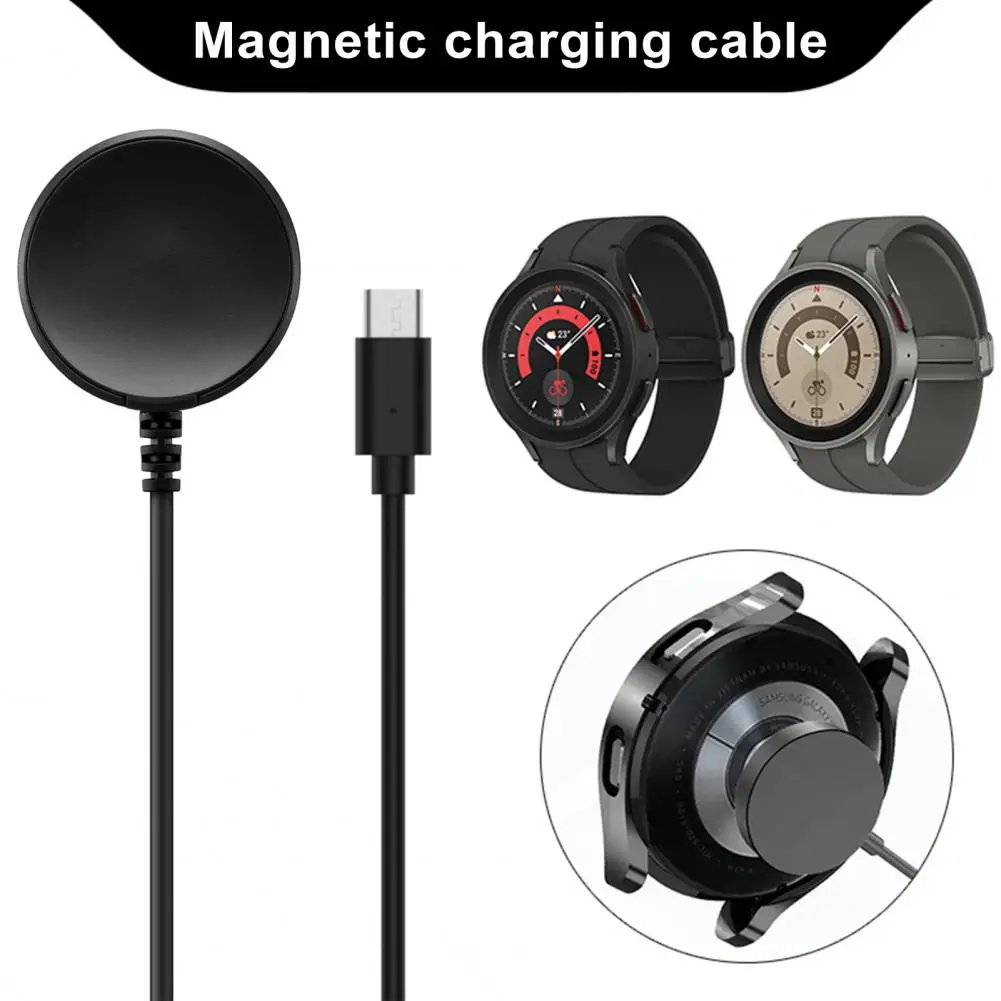 Uhren ladegerät für Uhr 6 Schnell ladekabel für Uhr 5 einstellbarer kabelloser Ladest änder für 6/schnelles Aufladen vom Typ C.