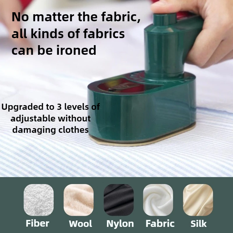 110 V-240 V Piccolo Ferro Da Sospeso A Vapore Portatile Artefatto Da Stiro A Bassa Potenza Per Uso Domestico Palmare A Due Velocità Regolabile Ferro Vestiti