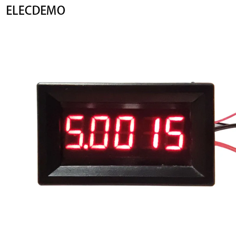 

5-digit high-precision digital display DC ammeter multimeter head 0-5.0000A positive and negative currents exceed four and a hal