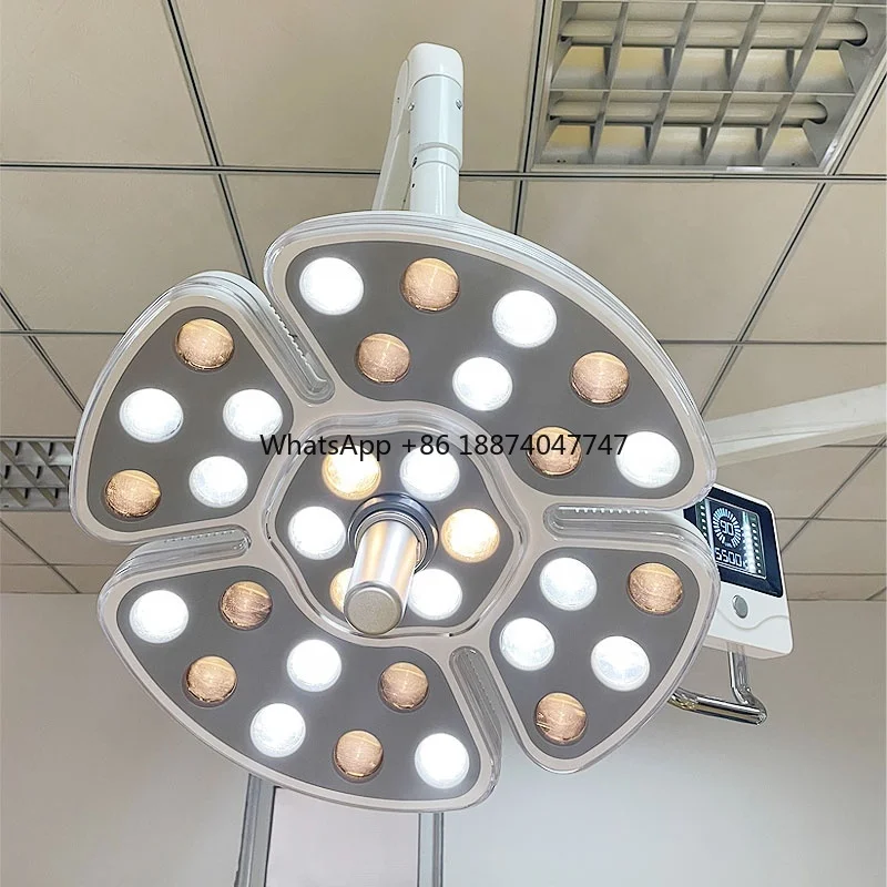 Decken montierte LED-Lampe 32 Glühbirnen Schatten lose Operations saal lampe für Zahnärzte Implantat chirurgie