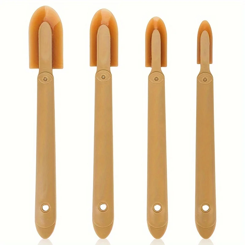 Ensemble d'outils de calfeutrage en Silicone, outils de finition de mastic à pointe Flexible, poignée ergonomique, aucune électricité ni batterie nécessaire 4 pièces