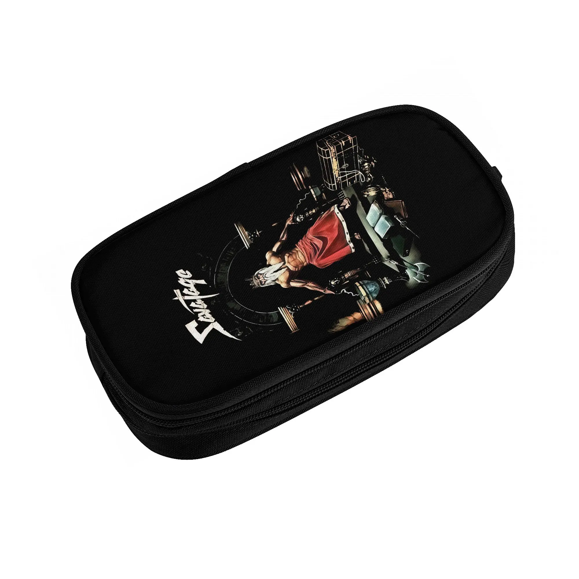 Savatage Heavy Metal Band  Korean Pencil Case Girl Boy Big Capacity  Pencil Pouch Students Stationery