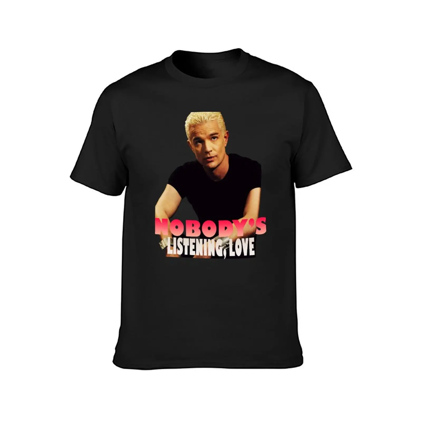 Spike, Nobody is Listening T-Shirt customs design your own graphics men graphic t shirts