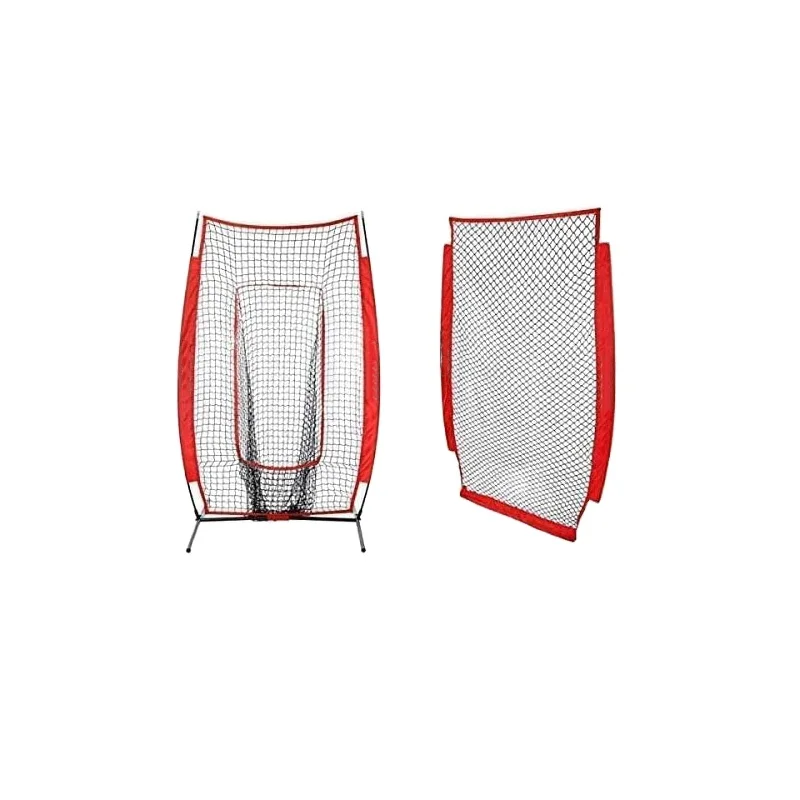 

Baseball Softball Practice Hitting Net Frame Baseball Strike Zone Pitching Practice Screen Barrier Nets