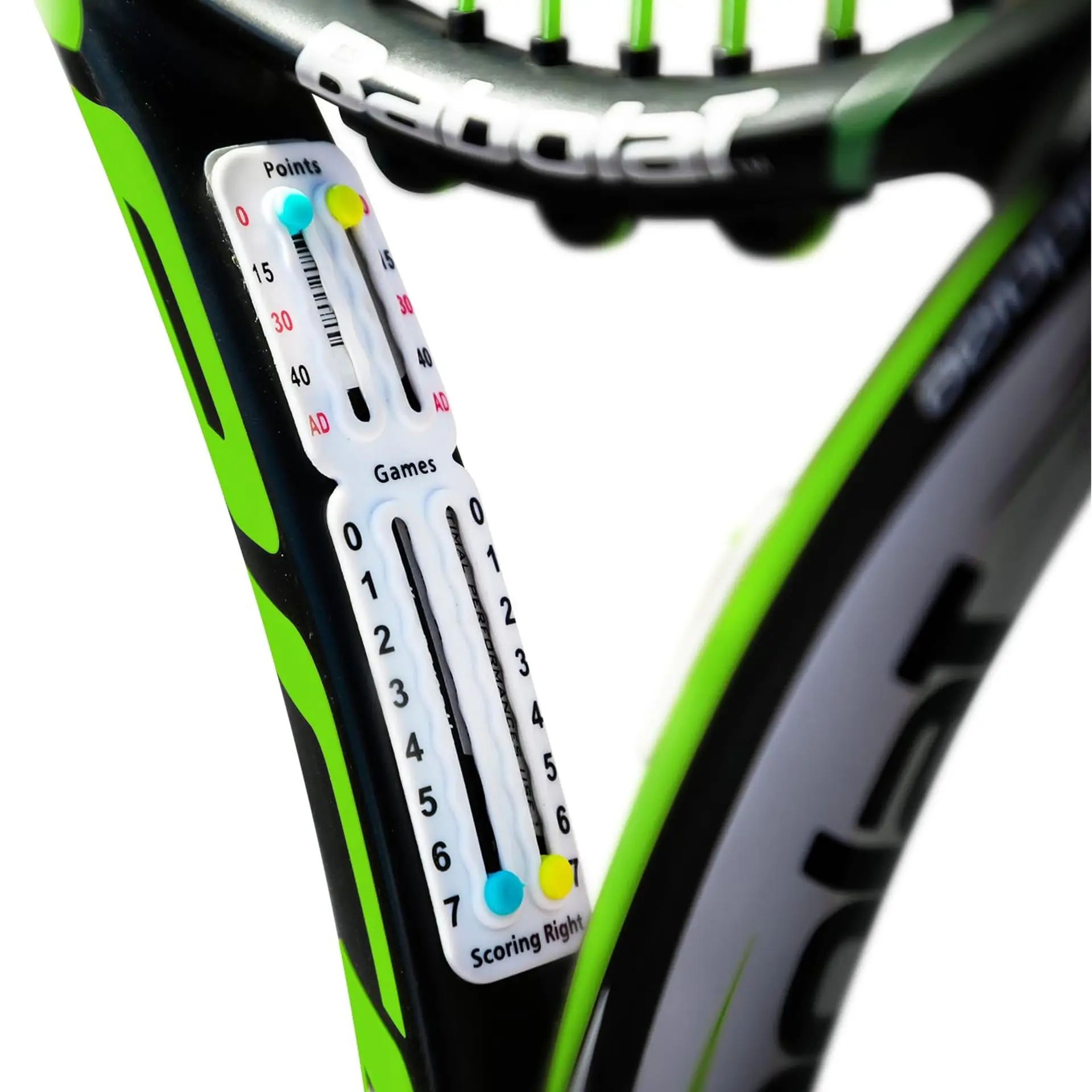 

Portable Tennis Racket Score Marker Lightweight Strong Adhesive Design Scoring Rights System for Outdoor Sports Athlete