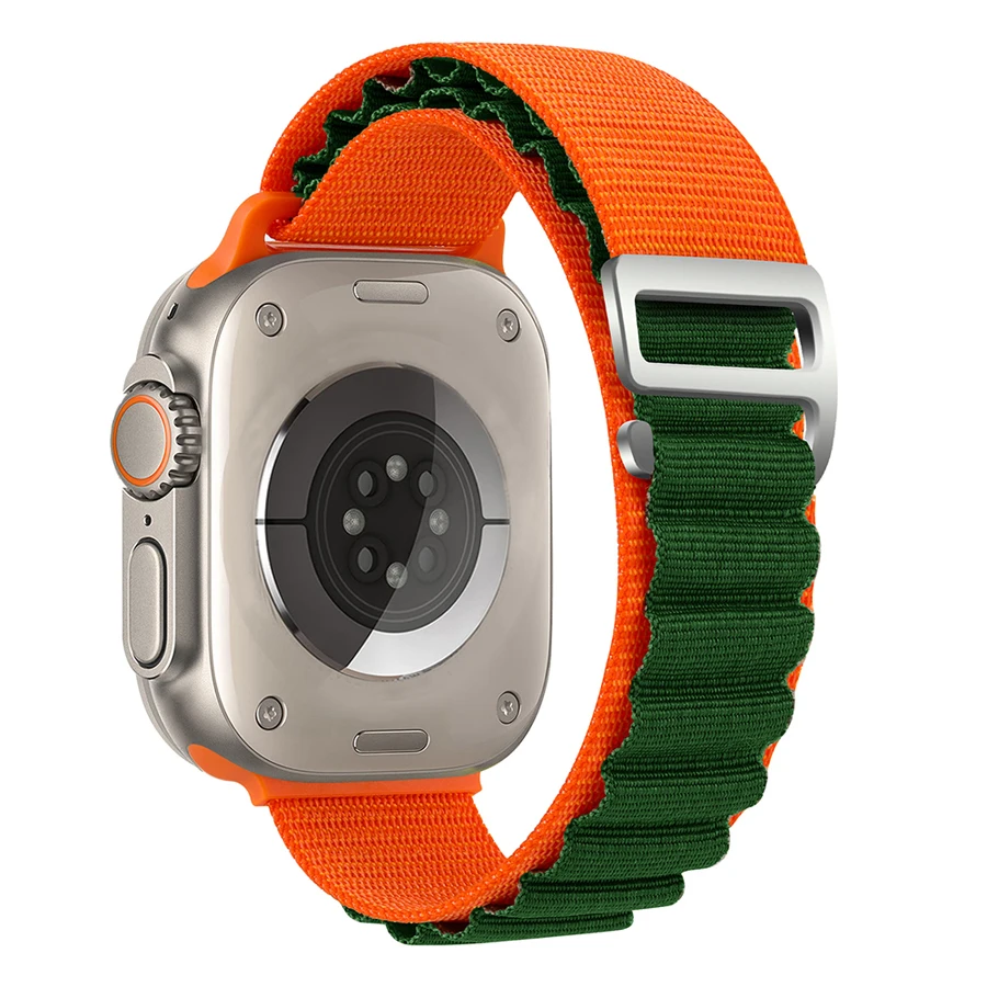 Apple Watch bandjes 45mm 46mm 49mm 42mm iWatch band 44mm 40mm Nylon Alpine armband Correa Serie 10 9 8 7 6 11 SE Ultra 2 3