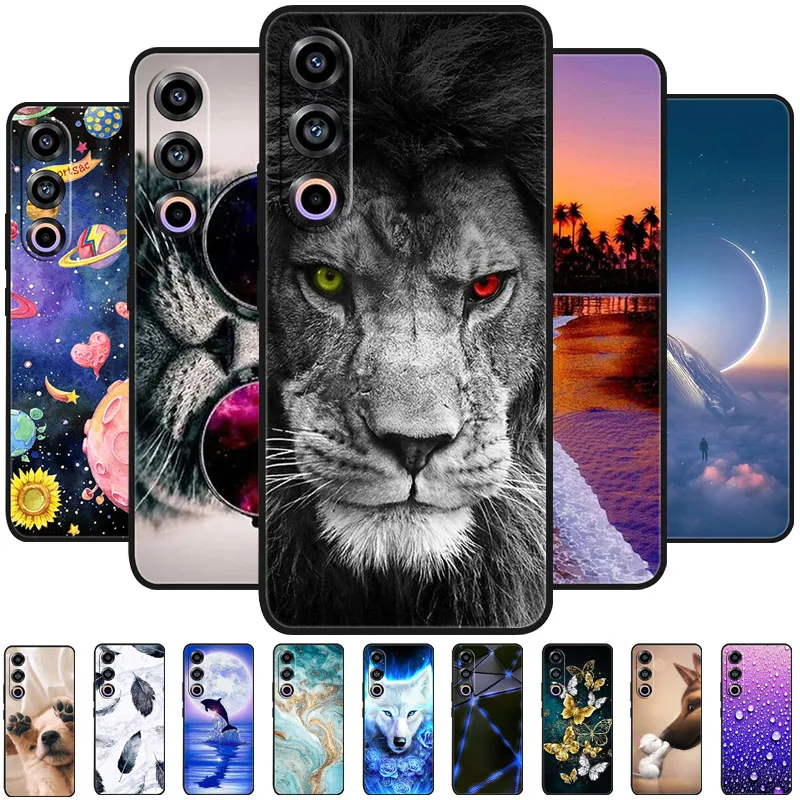 For Meizu 21 Note 5G Case Marble Shockproof Soft TPU Silicone Phone Cover For Meizu 17 18 Pro Funda Capa Fashion Cute Cartoon