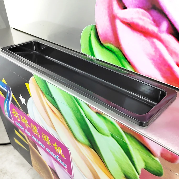 Floor Over Night Keep Fresh Free Wash 7 Flavors Serve Ice Cream Machine Soft Automatic Ice Cream Machine
