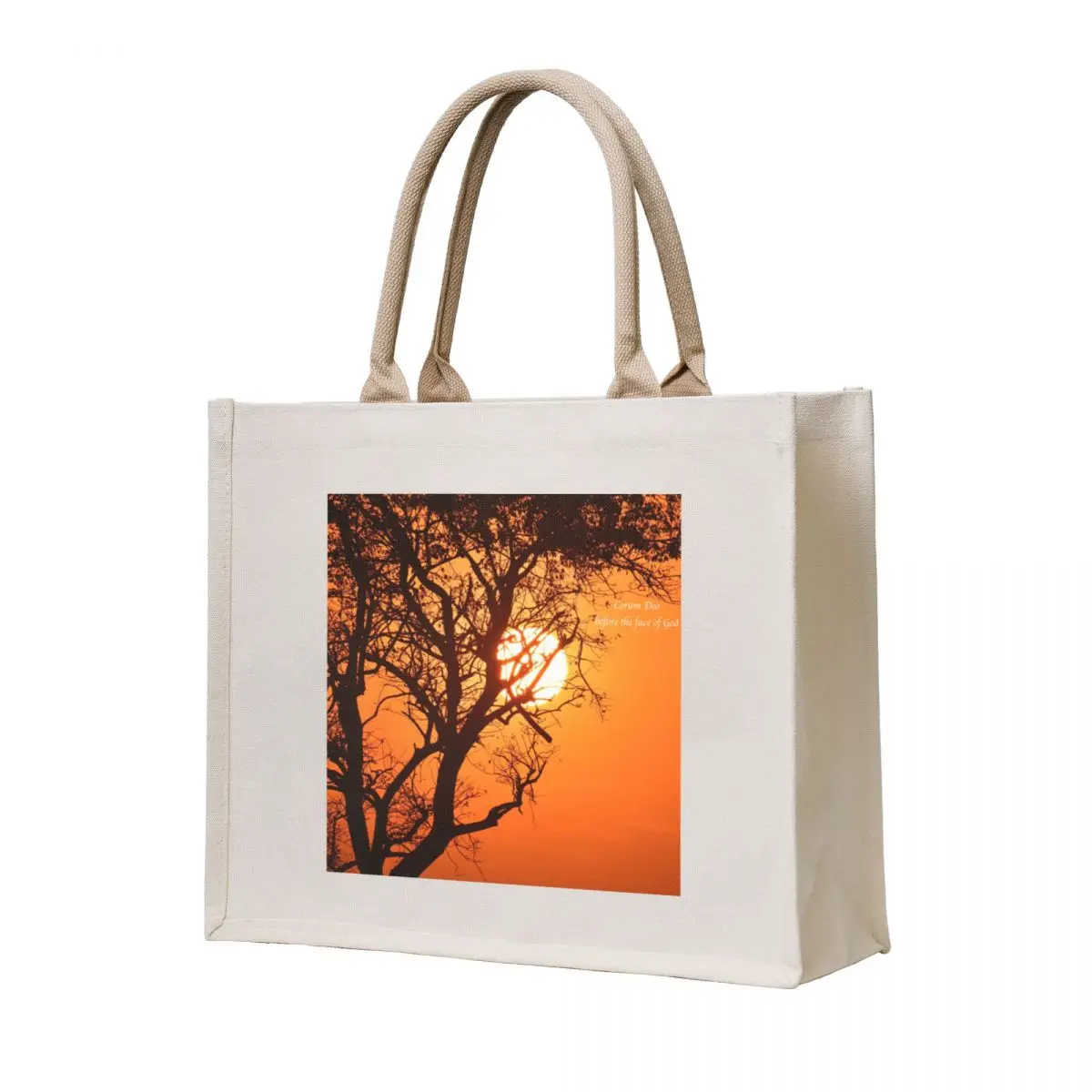 

Coram Deo safari sunset Tote Bag canvas bags Eco bag ecological bags