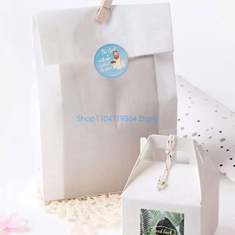 0XLD Christian Decorative Stickers Sticky Stickers for Gift Cards Envelopes Box