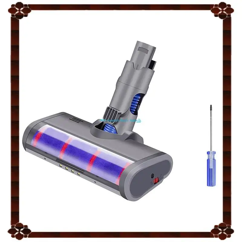 ل دايسون V6 DC58 DC59 DC61 DC62 DC74 أجزاء المكنسة الكهربائية فرشاة الأرضية رئيس أداة لينة الأسطوانة الأنظف رئيس