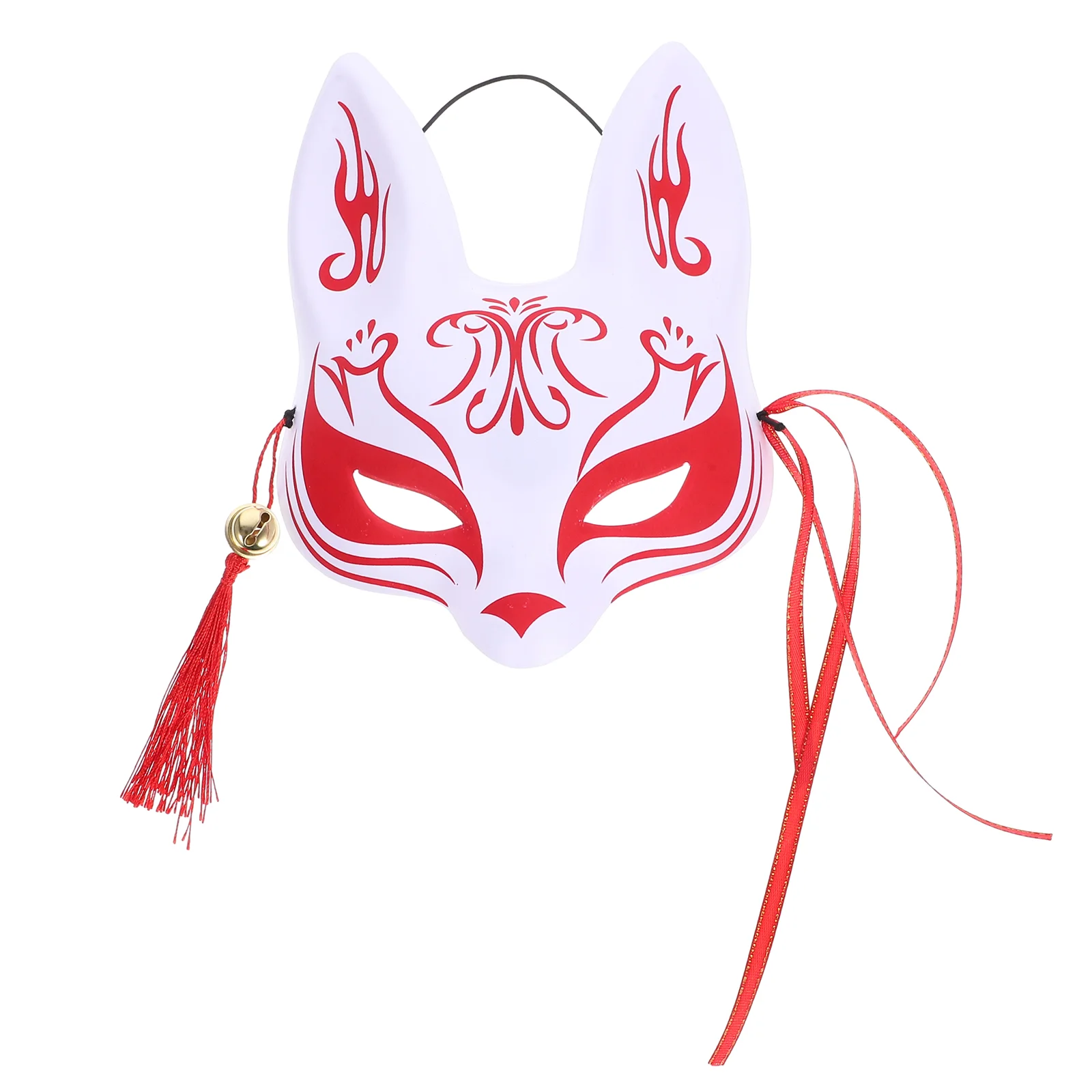 

Decorative Fox Mask for Masquerade Party Prom Japanese Style Foxes Plastic