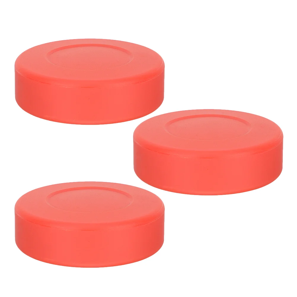 

3 Pcs Dumb Puck Indoor Hockey Pucks Mini Durable Pvc Child for Recreational Play