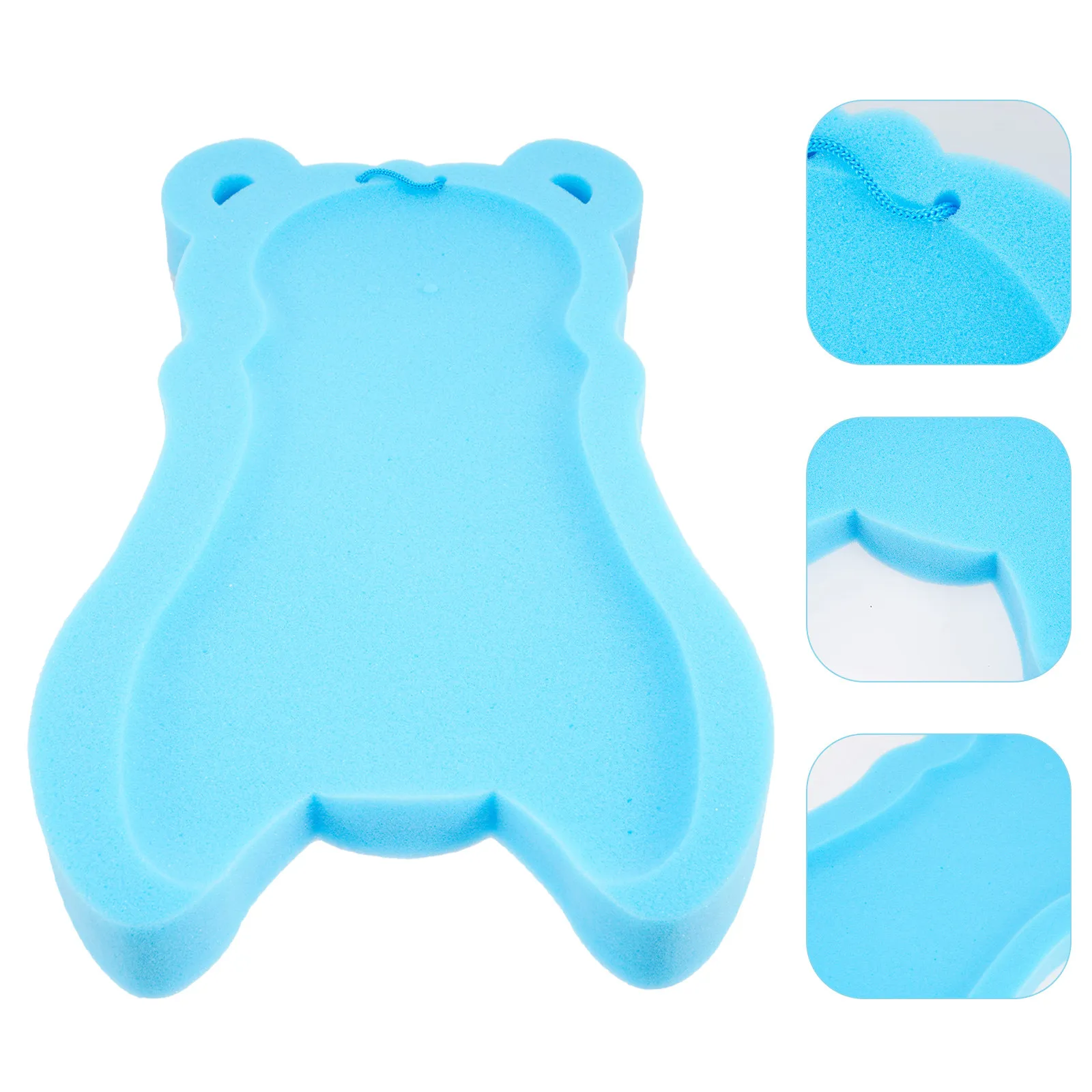 

Sponge Baby Bath Mat Non-Slip Comfortable Cushion for Infants Newborns Toddlers Safe Gentle Material Bath Pad for Bathtub Easy