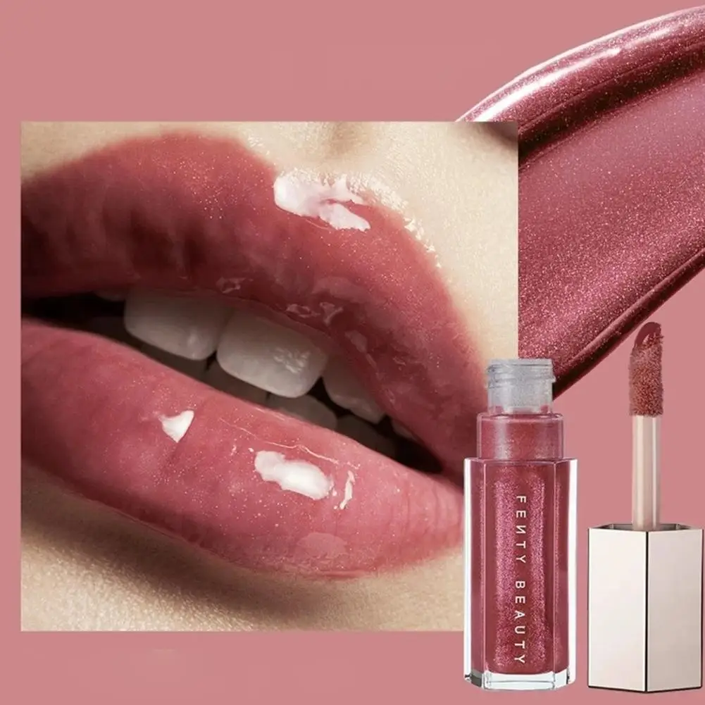 15 色リップグレーズ五角形高光沢ダイヤモンドきらめくガラスミラーリップグロスグリッター保湿プランパー長期的な