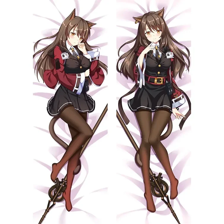 60x180cm Arknights Skyfire Pillow Double Side Printed Pillowcase Cute Anime Dakimakura Hugging Body Pillow Cushion Decoration
