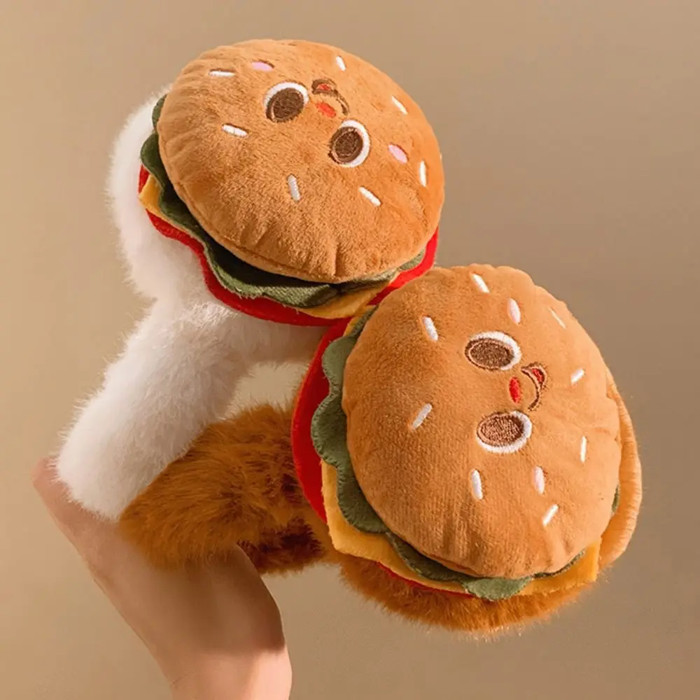 protetores-de-orelha-fofos-de-desenho-animado-com-tema-de-hamburguer-de-pelucia-macia-quentes-e-termicos-com-forro-grosso-para-mulheres-e-meninas