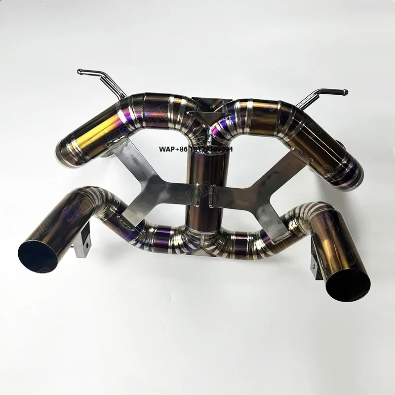 

Titanium Alloy in Stocks High Flow Racing Exhaust System for Aventador SVJ Exhaust Straight Pipe Catback