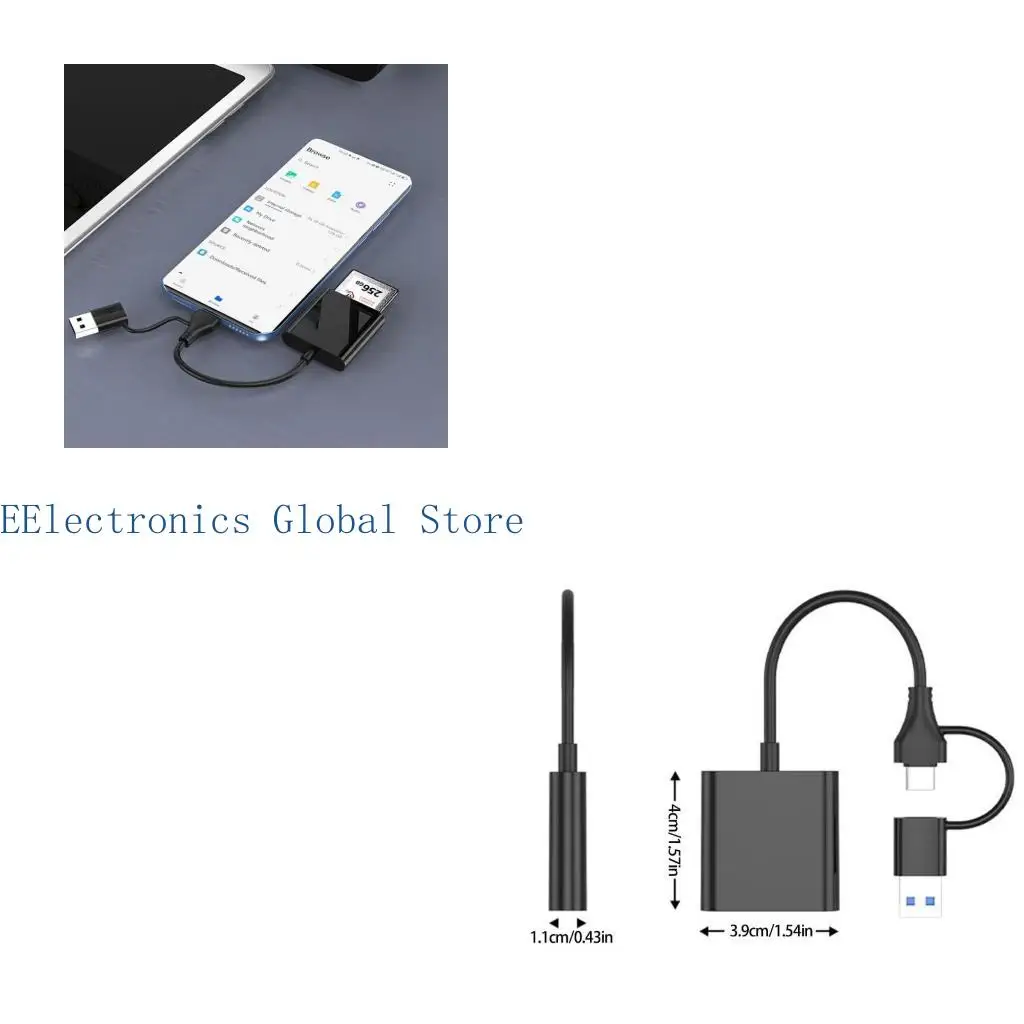 

462B CFE Type B Card Reader with USB 3.2 (Gen 2) 10Gbps Adapter Card Reader